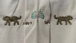 Beige Embroidered Sweatshirt