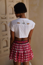 Crop T-shirt (Golden Leopard)