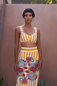 Golden Dragon Bra Top