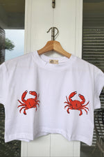Crop T-shirt (Crabs)