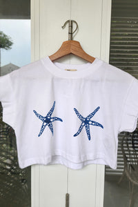 Crop T-shirt (Starfish)