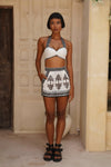 Tara Halter Mini Skirt