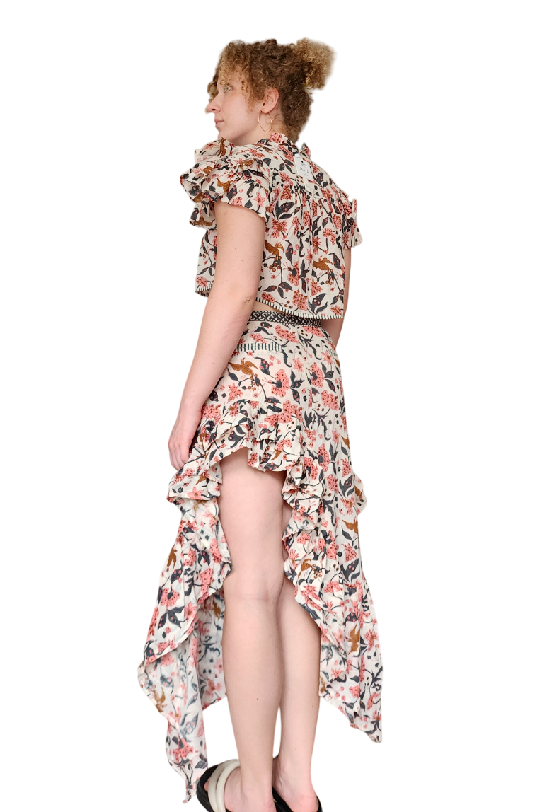 Bird skirt and top