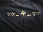 Black Embroidery Crop T-shirt