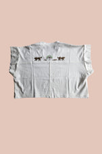 Beaded Leopards Crop T-shirt