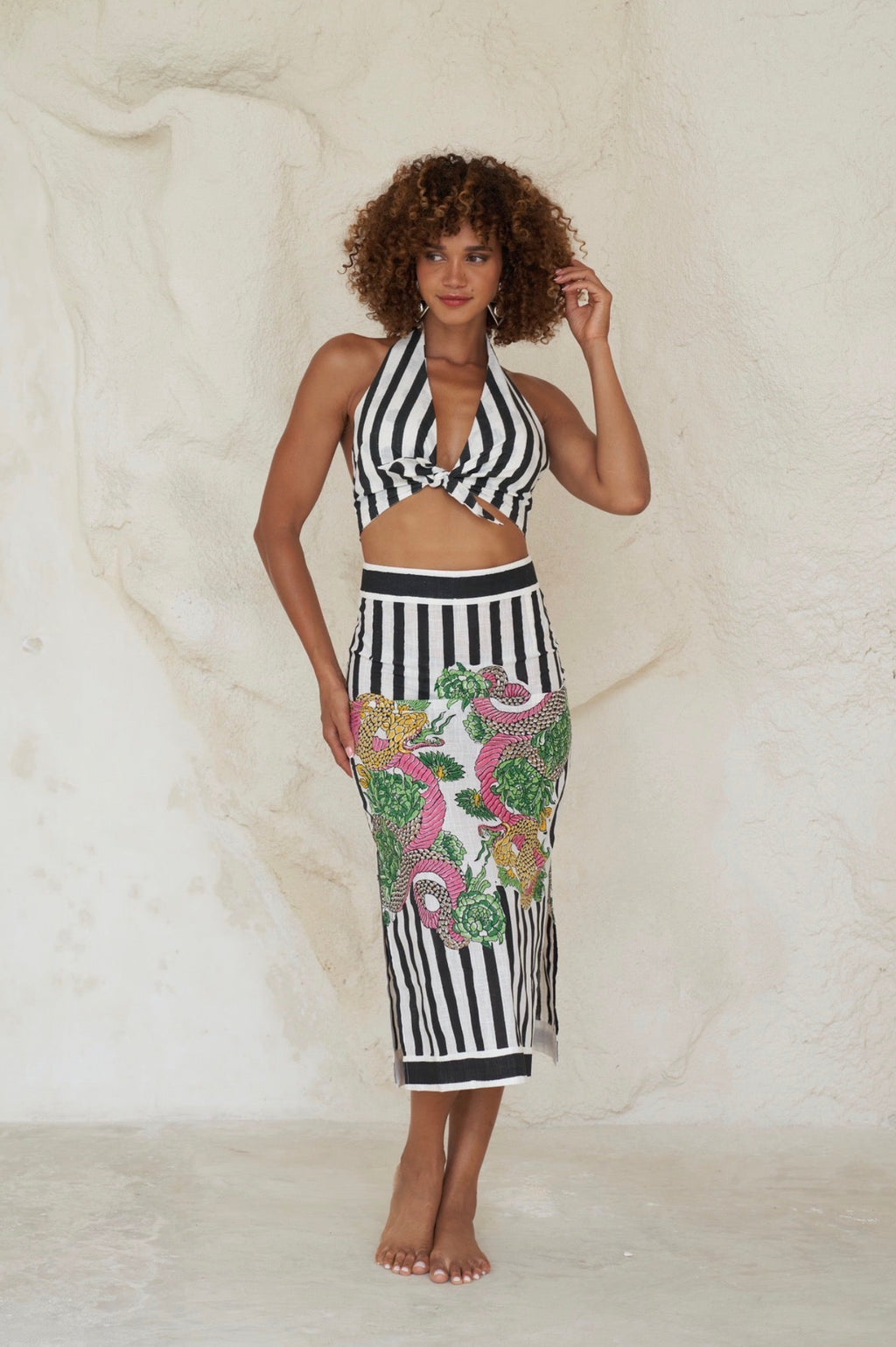 Black Dragon Skirt