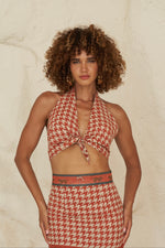 Red Karina Bra Top