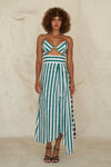 Green Lungi Dress