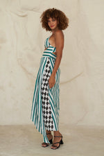 Green Lungi Dress