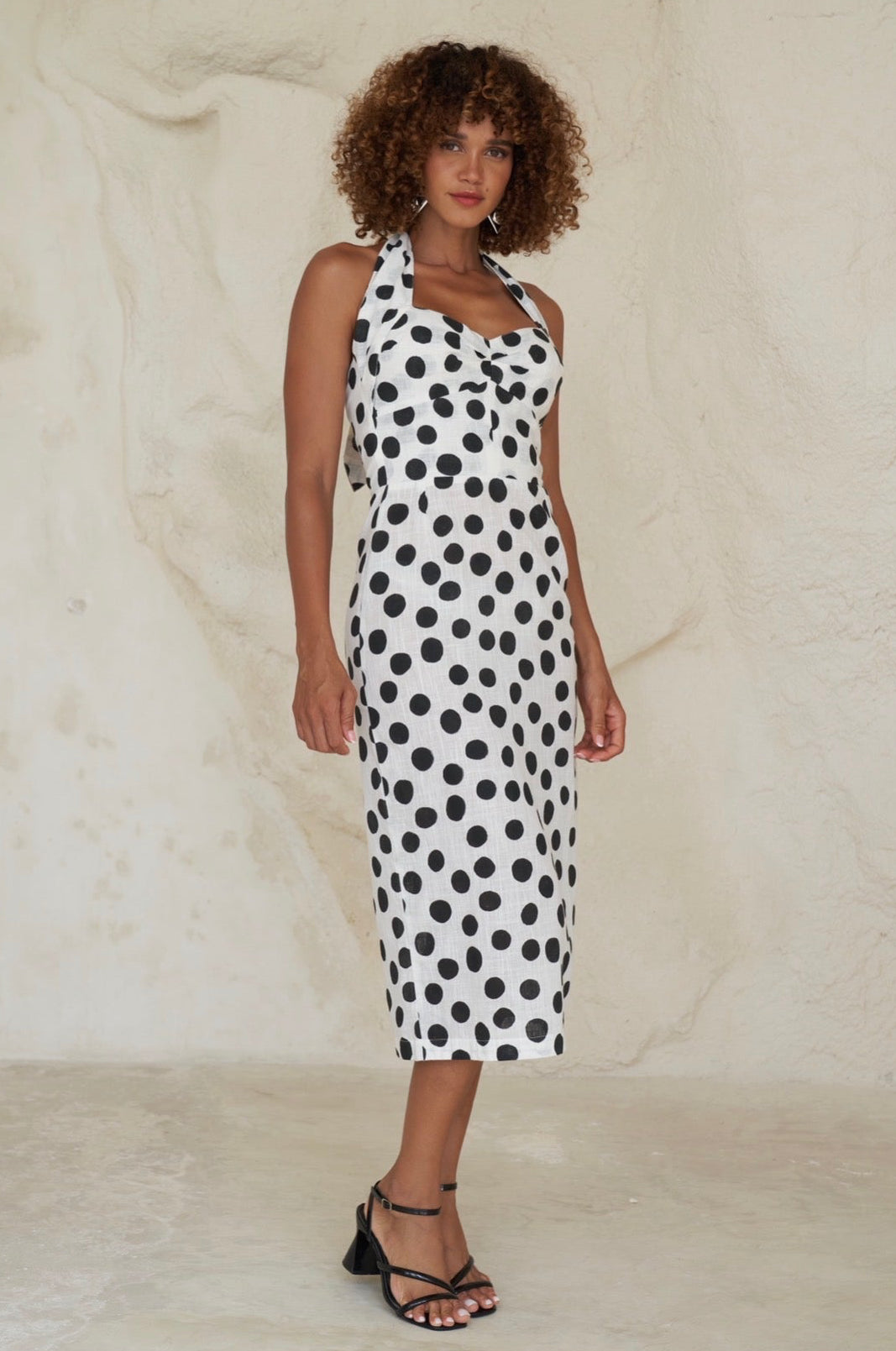 Lolita Halter Midi Dress (PRE-ORDER)