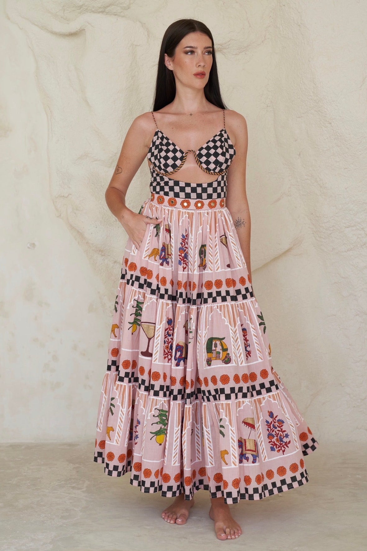 Jaipur underwire maxi dress (PRE-ORDER)