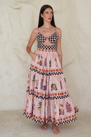 Jaipur underwire maxi dress (PRE-ORDER)