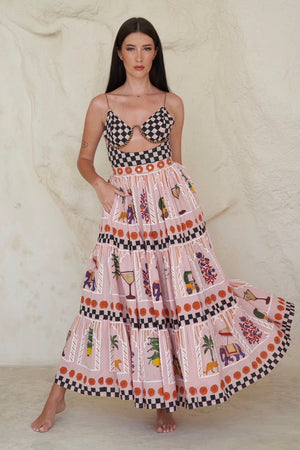 Jaipur underwire maxi dress (PRE-ORDER)