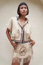 Vintage Cowgirl Crop Shirt (PRE-ORDER)