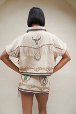 Vintage Cowgirl Crop Shirt (PRE-ORDER)