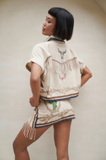 Vintage Cowgirl Crop Shirt (PRE-ORDER)
