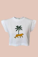 Banana Leopard Crop T-Shirt (PRE-ORDER)