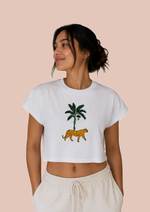 Banana Leopard Crop T-Shirt (PRE-ORDER)