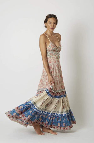 Peacock Strappy Maxi