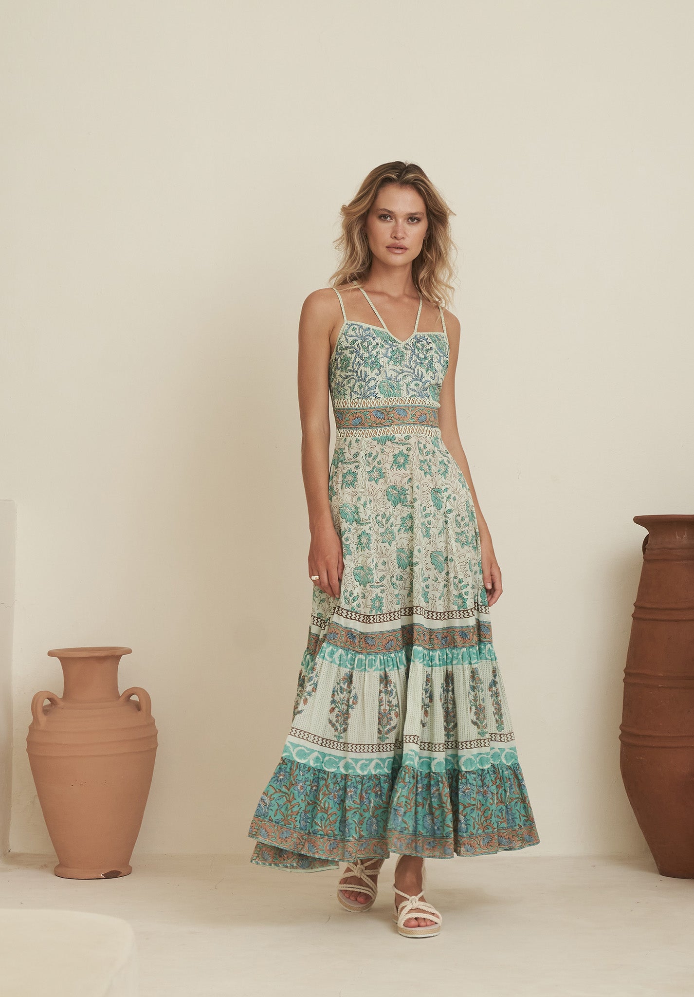 Honeydew Strappy Maxi