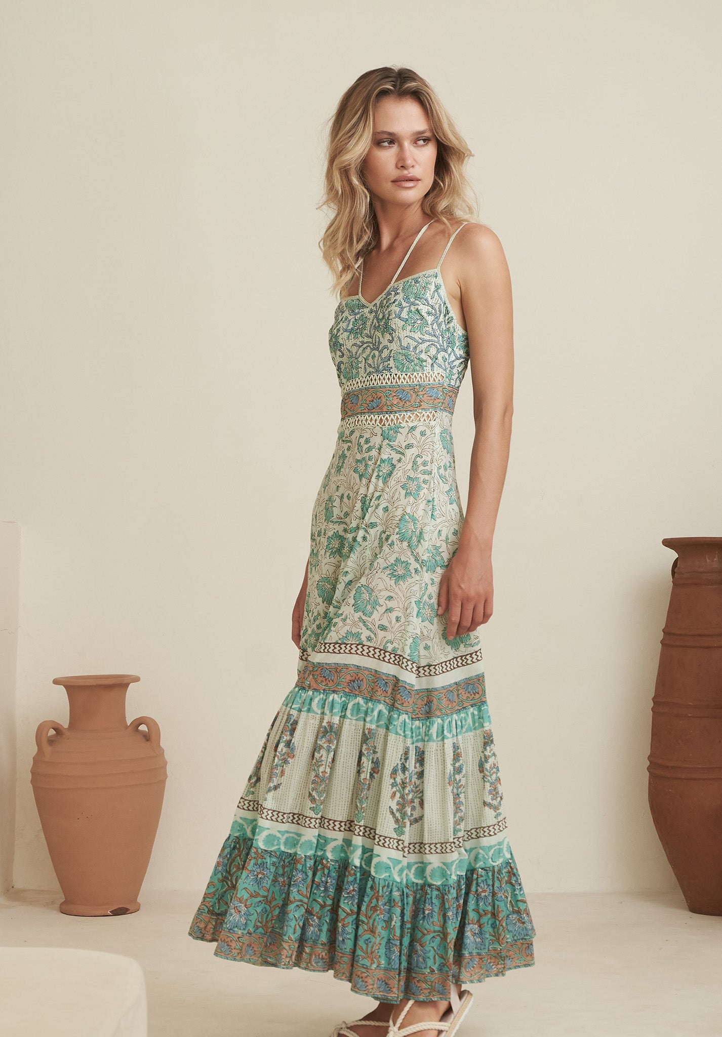 Honeydew Strappy Maxi